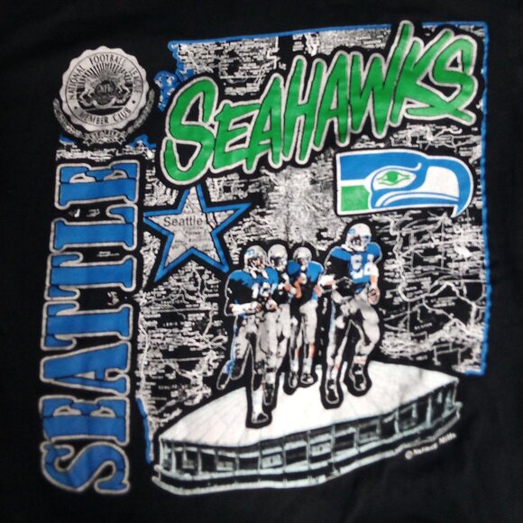 Vintage 90s Nutmeg Seattle Seahawks T-Shirt